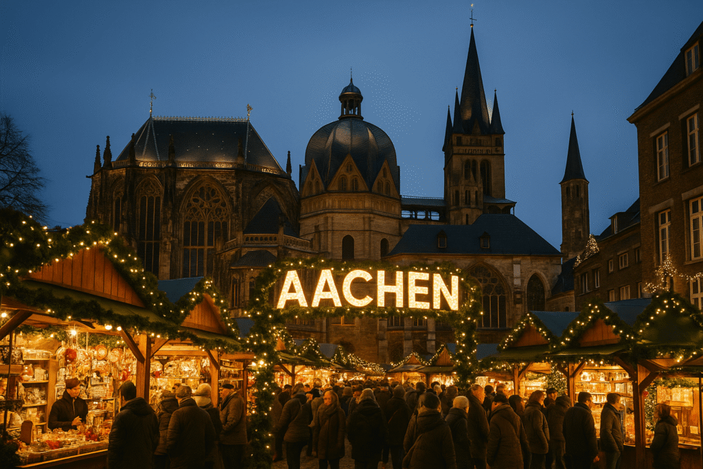 Der Weihnachtsmarkt in Aachen