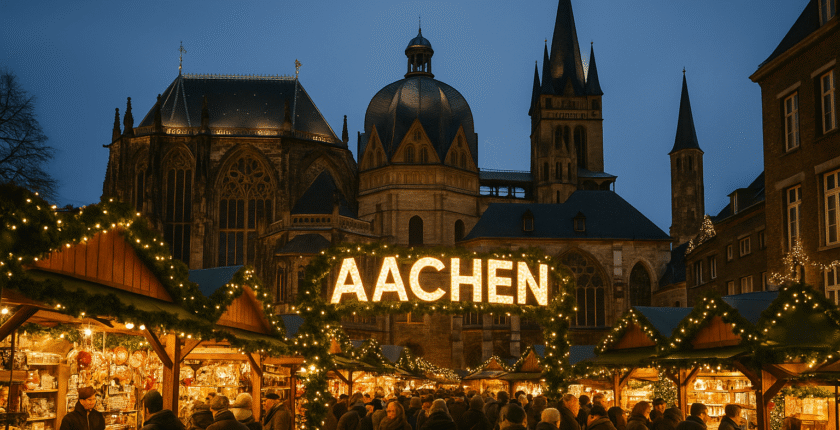 Der Weihnachtsmarkt in Aachen